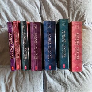 Scholastic Harry Potter Book Collection with Multicolor Covers